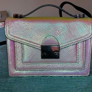 Loeffler Randall pearl iridescent mini Rider